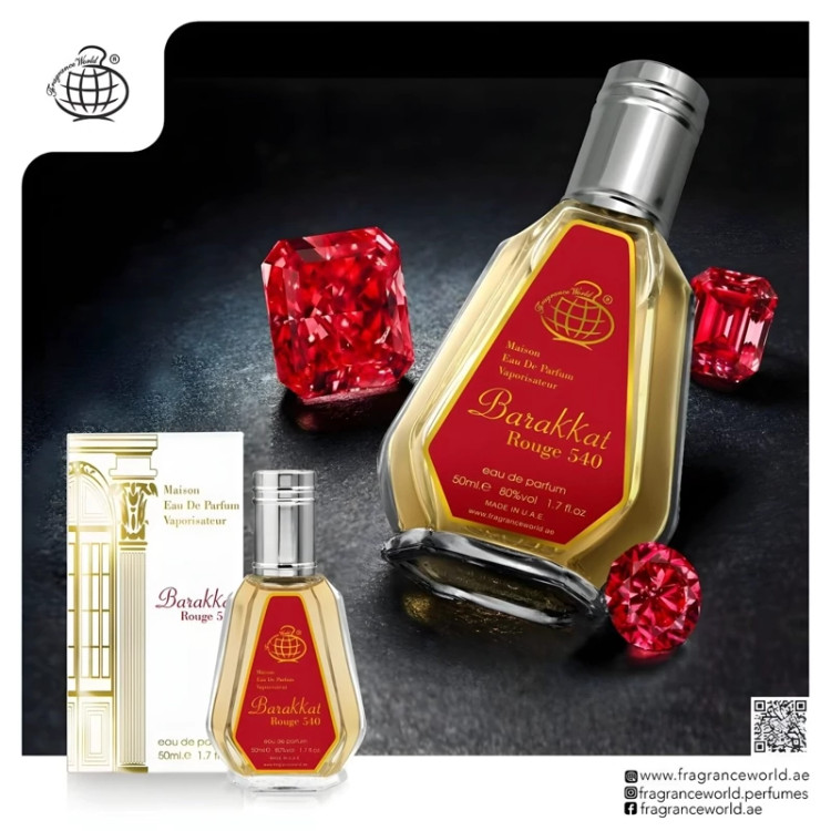 ادکلن باکارات رژ 540 سفید 50 میل فرگرانس (BACCARAT ROUGE 540 FRAGRANCE)