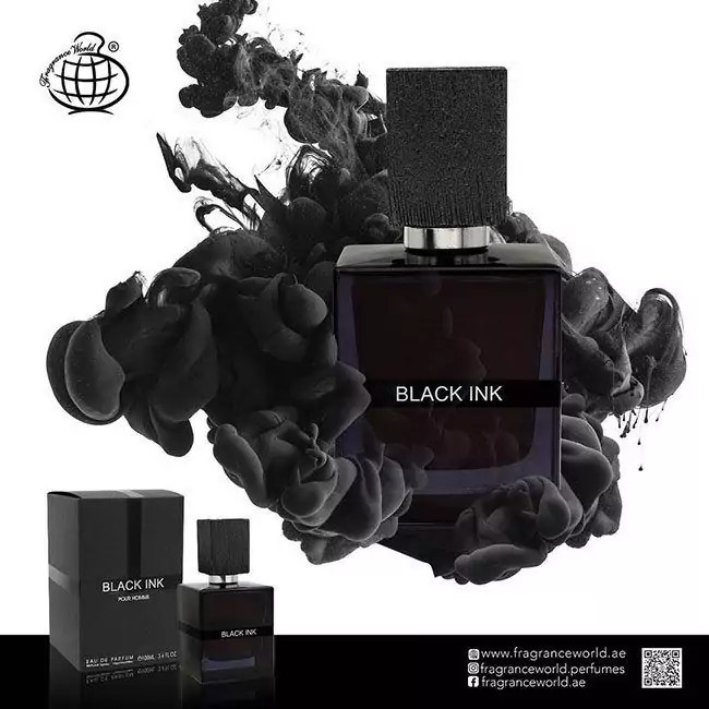 ادکلن بلک اینک مشابه با لالیک مشکی فرگرانس ورد 100 میل (BLACK INK FRAGRANCE)