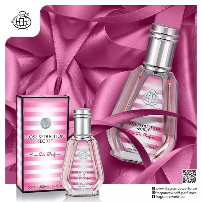 ادکلن رز سداکشن سکرت مشابه با بامبشل فرگرانس (ROSE SEDUCTION SECRET TEMPTAION FRAGRANCE)