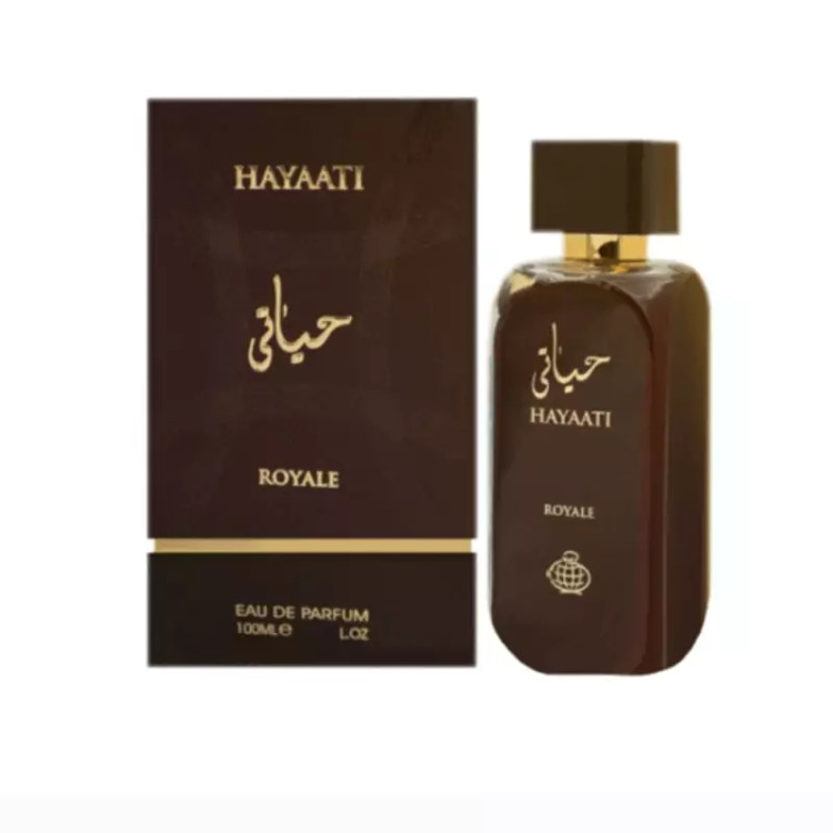 ادکلن حیاتی رویال رایحه موصوف عربی فرگرانس ورد 100 میل (HAYAATI ROYALE FRAGRANCE WORLD)