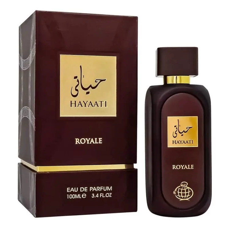 ادکلن حیاتی رویال رایحه موصوف عربی فرگرانس ورد 100 میل (HAYAATI ROYALE FRAGRANCE WORLD)