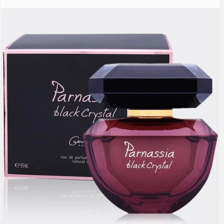 ادکلن پارناسیا بلک کریستال مشابه کریستال نویر زنانه (PARNASSIA BLACK CRYSTAL GOMINA.B)