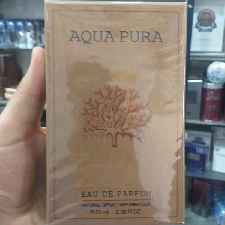 ادکلن آکوا پورا مگاماره فرگرانس اصل 70 میل (AQUA PURA FRAGRANCE WORLD)