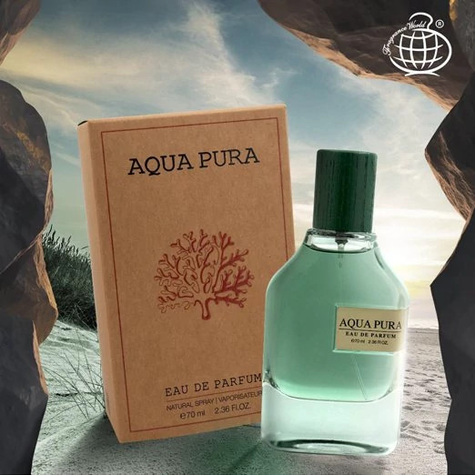 ادکلن آکوا پورا مگاماره فرگرانس اصل 70 میل (AQUA PURA FRAGRANCE WORLD)
