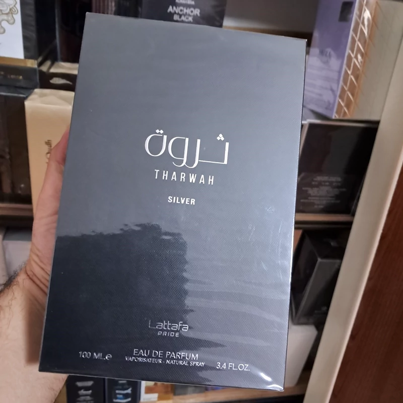 ادکلن ثروه نقره ای لطافه پراید اصل (THARWAH LATTAFA PRIDE)