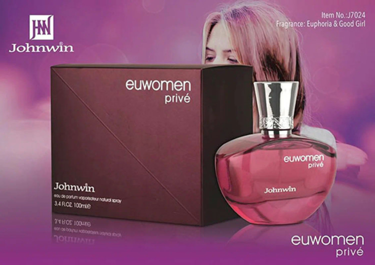 ادکلن ایو وومن پرایو مشابه ایفوریا کالوین کلین و گود گرل جانوین 100 میل (EUWOMEN PRIVE JOHNWIN)