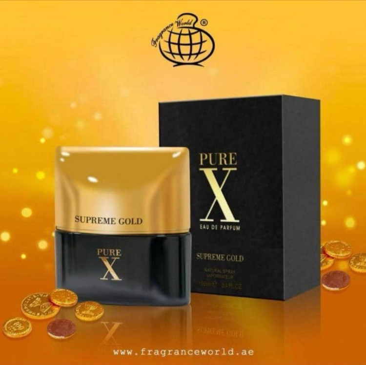 ادکلن پور ایکس سوپرمی گلد فراگرنس ۱۰۰ میل (PURE X SUPERME GOLD FRAGRANCE)