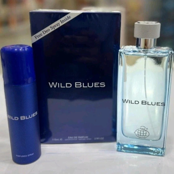 ادکلن وایلد بلو فراگرنس با رایحه بلو اججمل ۱۰۰ میل(WILD BLUES FRAGRANCE)