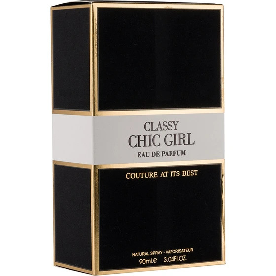 ادکلن کلاسیک چیک گرل فراگرنس با رایحه گودگرل مشکی ۱۰۰ میل(CLASSY CHIC GIRL FRAGRANCE)